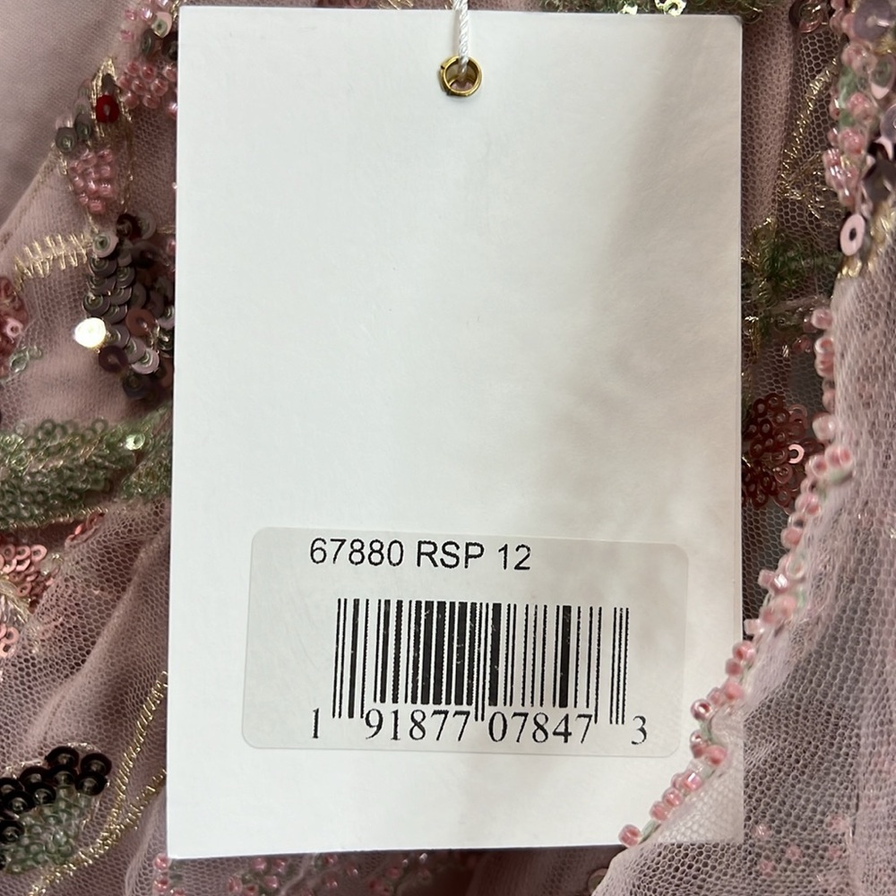 Mac Duggal Pink Floral Maxi Dress - Picture 7 of 11